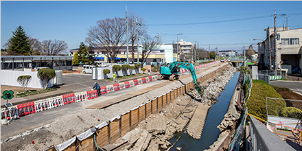 工事現場の監視